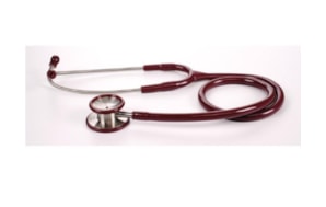 ESTETOSCOPIO CABECA DUPLA PEDIATRICO VERMELHO DM540R