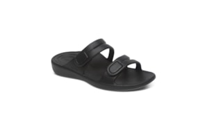CHINELO JANEY SPORT SLIDE BLACK L9500 AETREX